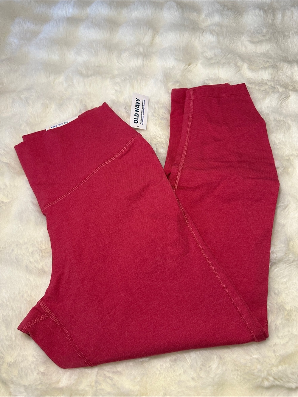 2 old navy petite ankle leggings black and pink - Picture 2 of 3
